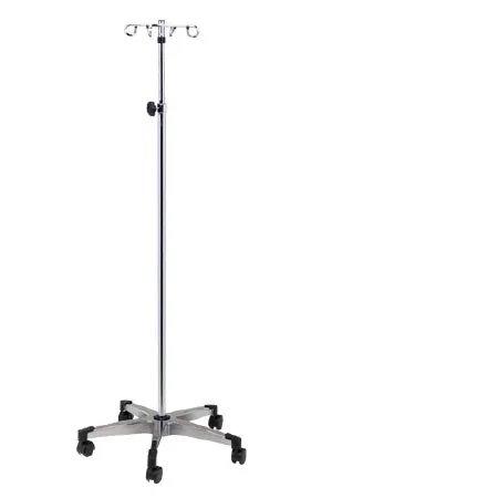 Clinton Industries IV Pole 4-Hook Chrome Plated Steel