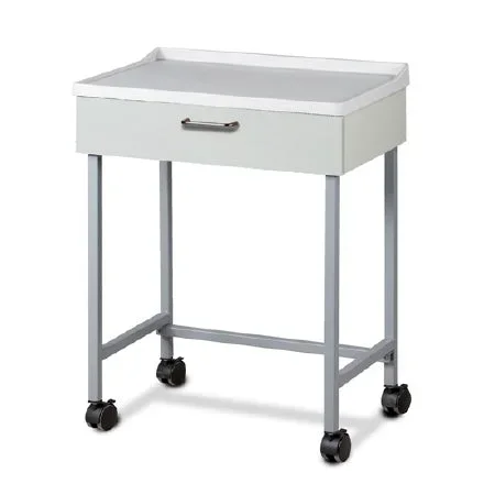 Clinton Industries Mobile Equipment Cart 18.375 X 24.5 X 30 Inch 1 Drawer Gray Frame, Gray Drawer – 8900-A-1GR-2GR-5C