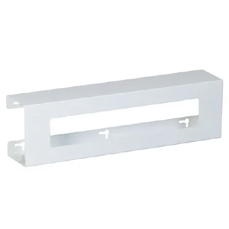 Clinton Industries Slimline Glove Box Holder Horizontal or Vertical Mount 2-Box White 4 X 5-1/2 X 20 Inch Powder Coated Metal – GW-2022