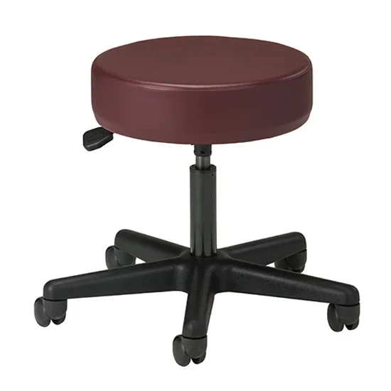 Clinton Industries STOOL, PNEUMATIC W/BACKREST FOOT RING/XTALL CYLINDER YLW – 2135-21-22-26-3YL