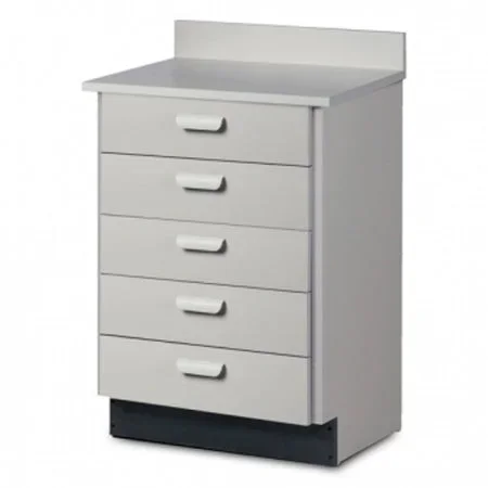 Clinton Industries Treatment Cabinet 18.25 X 24 X 35 Inch 5 Drawers Gray – 8805-0GR-1GR-2GR-5C