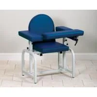 Clinton Lab X Series Blood Drawing Chair with Flip-Arm, Desert Tan