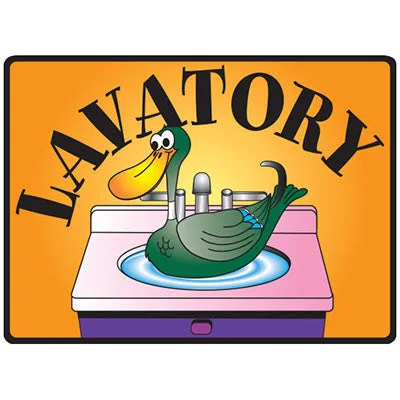 Clinton, Lavatory Sign – 15-4647