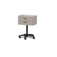 Clinton Mobile Equipment Cart with 2 Drawers, Aztec Blue