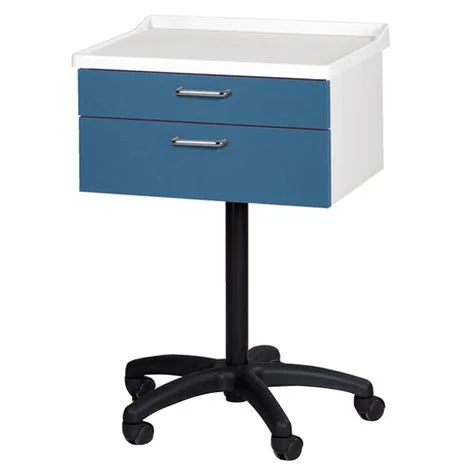 Clinton Molded Top Mobile Equipment Cabinet with Two Drawers