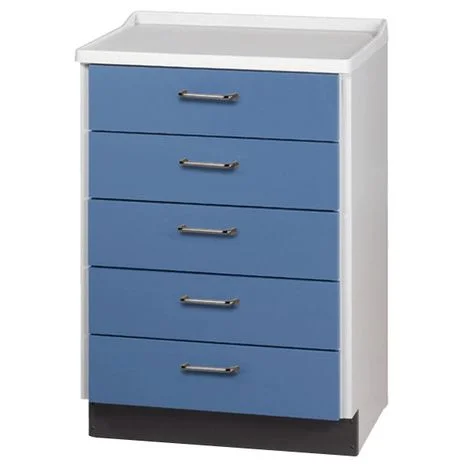 Clinton Molded Top Treatment Cabinet with Five Drawers