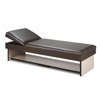Clinton, Recovery Couch, Panel leg, 1 Shelf, Flat Foam Adjustable Headrest – 15-4499