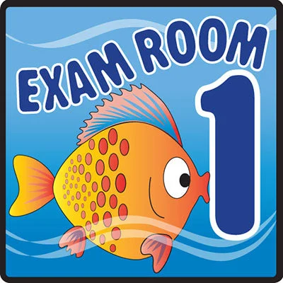 Clinton, Sign, Ocean Series, Exam Room 1 Sign – 15-4651