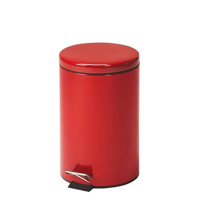 Clinton, Small Round Waste Receptacle, Red, 13 Quart – 50-2024