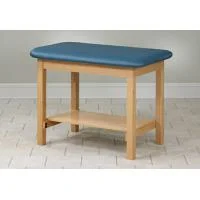Clinton Sports Training Taping Table with Shelf, 30″ Wide, Allspice