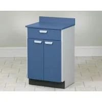 Clinton Treatment Cabinet with 2 Doors and 1 Drawer, Deep Blue