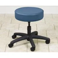 Clinton Value Series 5-Leg Spin Lift Stool, Nylon Base, Yellow