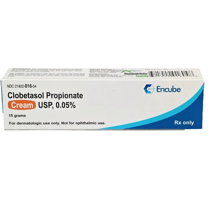 Clobetasol Propionate Cream 0.05% USP 15 grams by Encube (Rx)