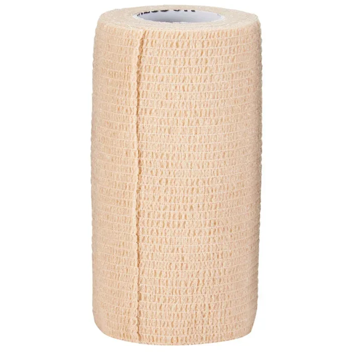 Cohesive Bandage Compression (Coban) Self-Adherent, Stretchable Tan Color