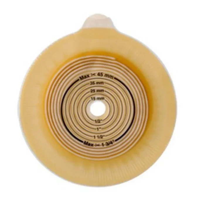 Coloplast Assura Colostomy Barrier Pre-Cut, Standard Wear Pectin Based Green Code Synthetic Resin 3/4 Inch Stoma – 12702