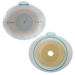 Coloplast Ostomy Barrier SenSura Mio Click Pre-Cut, Standard Wear 40 mm Flange Green Code System 1-1/8 Inch Opening