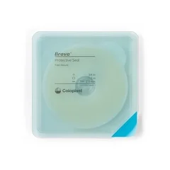 Coloplast Ostomy Seal Brava Thin 3/4 Inch (18mm) Stoma 3 Inch (76 mm), 10/BX