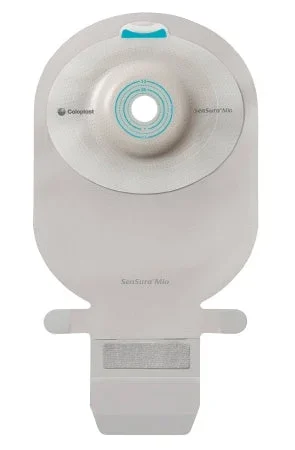 Coloplast SenSura Mio Convex Filtered Ostomy Pouch One-Piece System 11 Inch Length, Maxi 5/8 to 1-5/16 Inch Stoma Drainable Soft Convex, Trim to Fit – 16715