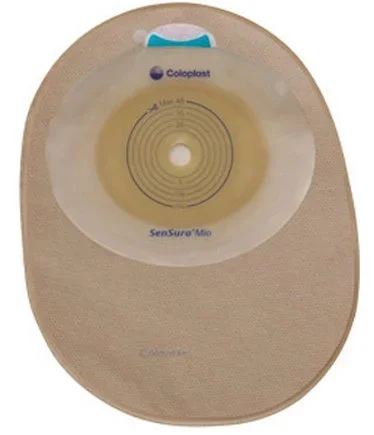 Coloplast SenSura Mio Filtered Ostomy Pouch One-Piece System 8-1/2 Inch Length, Maxi 1-3/8 Inch Stoma Closed End Flat, Pre-Cut – 10834
