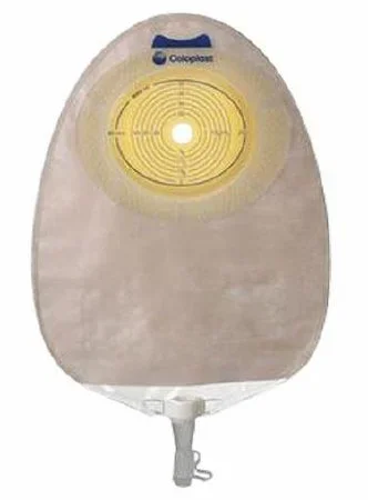 Coloplast SenSura Urostomy Pouch One-Piece System 10-3/8 Inch Length, Maxi 1-1/4 Inch Stoma Drainable Convex Light, Pre-Cut – 11818