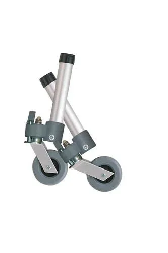 Comb. Swivel/Fixed Wheels 3 w/Lock and Rear Glides (pr)