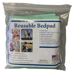 Comfort Concepts Underpad 35 X 35 Inch Reusable Polyester / Rayon Heavy Absorbency