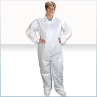 ComforTech Coveralls 3XL Elastic hood, wrist & ankle, boots, serged seam