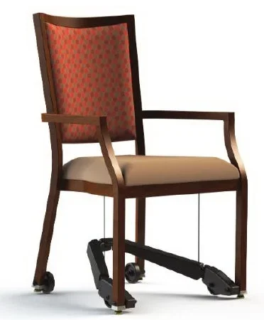 ComforTEK Seating Inc Contessa 100 REZ Series Dining Chair With Armrests Fabric/Vinyl – CONTESSA 100 W/ REZ