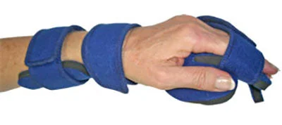 Comfy Splints, Comfyprene Hand Separate Finger Splint, Pediatric, Large, Light Blue, Left – 24-3323L