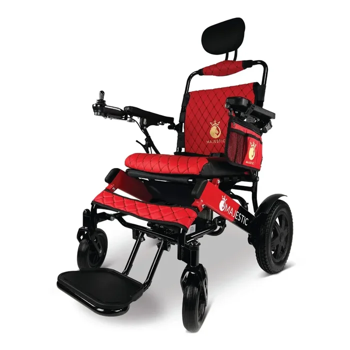 ComfyGO Majestic IQ-9000 Long Range Electric Wheelchair With Recliner (17.5″ Or 20″ Wide Seat)