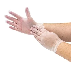 Concentric Health Alliance Exam Glove Basic X-Large NonSterile Vinyl Standard Cuff Length Smooth White Not Rated, 1 EA/BX - Image 2