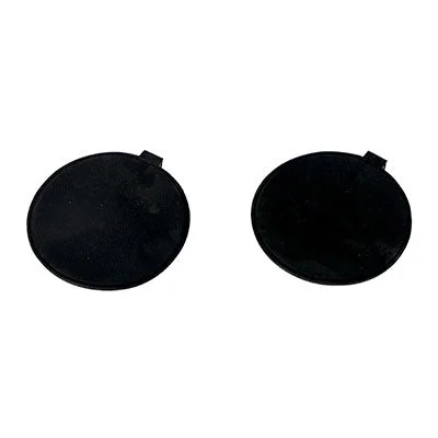 conductive rubber carbon electrode, 3″ diameter, black, 2/case – 07-2852