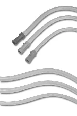Conmed Connector Tubing 10 Foot Length 3/16 Inch ID Sterile Female / Male Connector Clear Smooth OT Surface NonConductive Plastic – 34310