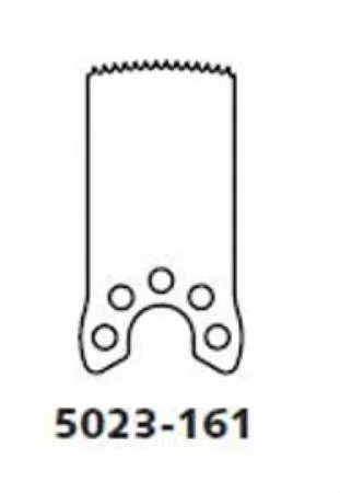 Conmed/Linvatec MicroPower Micro100 Saw Blade Oscillating 10 Cutting Edge X 12 Cutting Depth X 0.4 Material Thk X 0.6 Cutting Thk mm Straight Edge, Fine Tooth – 502316100