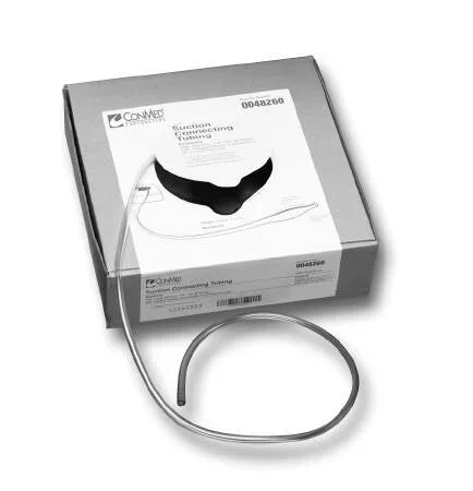 Conmed Suction Connector Tubing 100 Foot Length 3/16 Inch ID NonSterile Integral Blister Connector Clear NonConductive Plastic – 48250