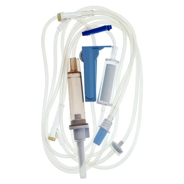 Continu-Flo IV Solution Set 10Drp 105 2 Intrlnk Inj Sites: 84″, 6 M LL Adptr Ea, 48/Case