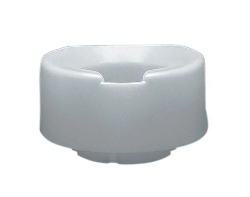 Contoured elevated toilet seat, standard with slip-in bracket, 2 inch – 43-2500