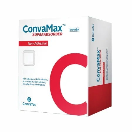 Convatec Foam Dressing Convamax Superabsorber 4 X 4 Inch Square Non-Adhesive Without Border Sterile – 422567