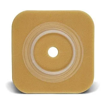 Convatec Sur-Fit Natura Colostomy Barrier Trim to Fit, Extended Wear Durahesive, Without Tape 4 Inch Flange Purple Code Hydrocolloid 2-5/8 to 3-1/2 Inch Stoma 6 X 6 Inch – 401905