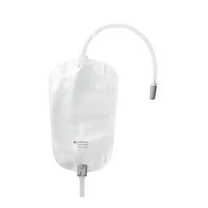 Conveen Security + Leg Bag with Clamp, Tubing, Non-Latex Straps, 17 fl oz, 500 mL