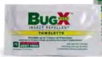Coretex Products BugX 30 Insect Repellent 25 per Box Towelette Individual Packet – 12840