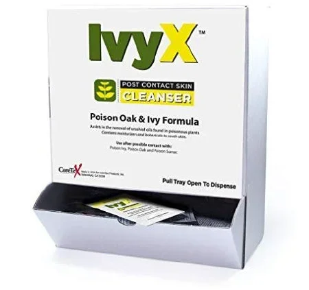 Coretex Products IvyX Post-Contact Itch Relief Towelette 50 per Box Individual Packet – 84640