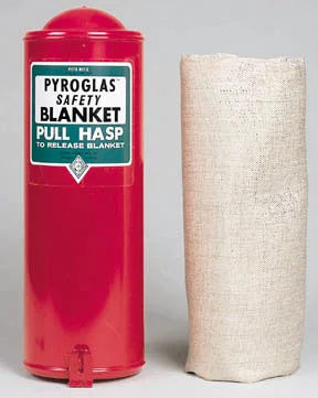 Cotton Goods Pyroglas Fire Blanket in Canister, 60″ x 96″
