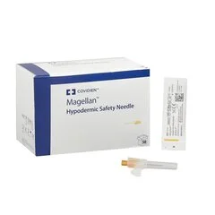 Covidien Hypodermic Needle Magellan Sliding Safety Needle 25 Gauge 1″ Length, 500 EA/CS