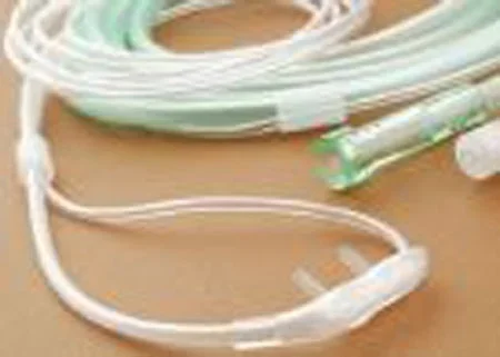 Covidien OmniLine ETCO2 Nasal Sampling Cannula with O2 NonIntubated Sampling Line Adult Curved Prong / Non-flared Tip – 7609