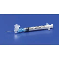 Covidien Syringe with Hypodermic Needle Magellan® 3 mL 21 Gauge 1-1/2 Attached Sliding Safety Needle, 50 EA/BX