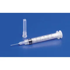Covidien Syringe with Hypodermic Needle Monoject® 3 mL 21 Gauge 1 Detachable Needle Without Safety, 100/BX, 10BX/CS