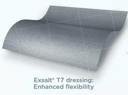 Crawford Healthcare Exsalt T7 Silver Dressing 4 X 8 Inch Rectangle Sterile – PN-09-0104