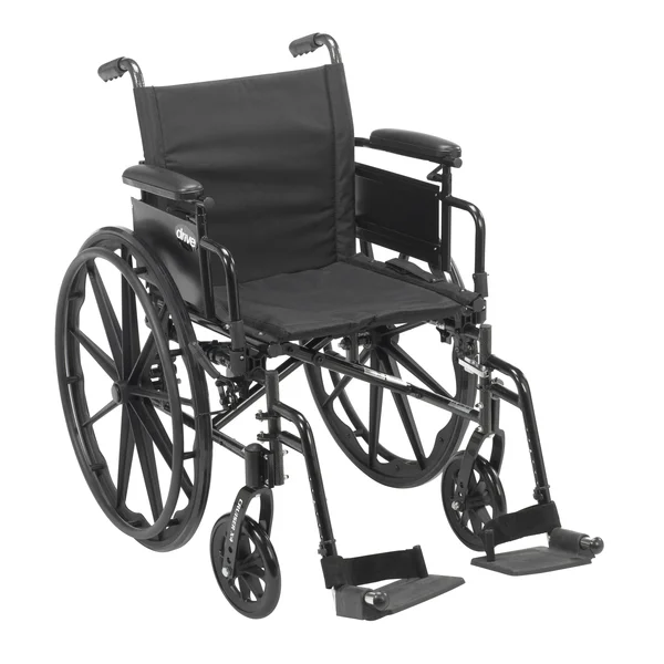 Cruiser X4 Lightweight Dual Axle Wheelchair with Adjustable Detachable Arms, Desk Arms, Swing Aw | CX420ADDA-SF