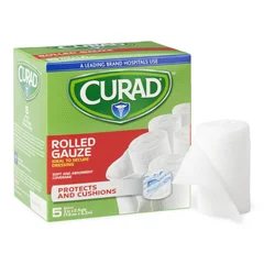 Curad CURAD Rolled Gauze, 3 x 90, 24 BX/CS